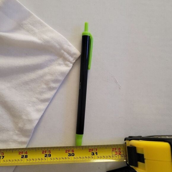 New Directions Off White 3/4 Length Lace Sleeve Asymmetrical Top Size M - Picture 8 of 9